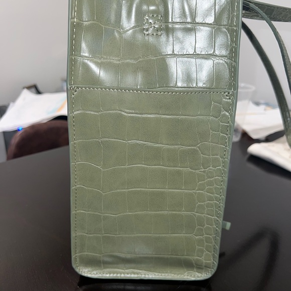 Beis work tote in olive croc - Picture 9 of 10